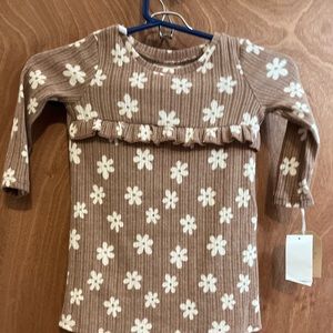 Girl’s size 2T Grayson Collection Brown Dress